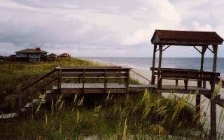 On the beach at Nags Head