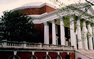 Close-up of the Rotunda at the
University of
Virginia