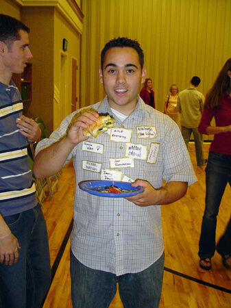 Davis liked everyone's name tags at the mission reuinon
Jenny  Clark
04 Oct 2004