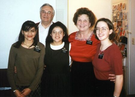 Hermana Rodriguez,  Elder Robinson, Hermana Sanchez, Sister Robinson, and Hermana Crofts
Heather Kathleen Nuffer
12 Jan 2005