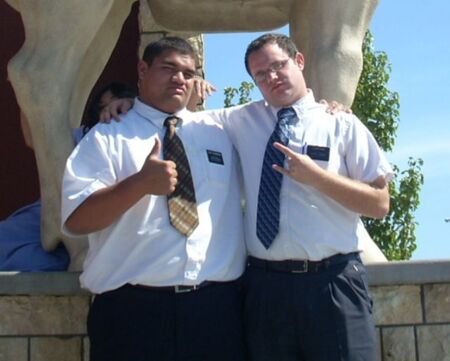 Elder Fonoimoana and Elder Craig.  