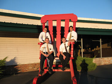 Elders Baird, Landrew, Worth and Dalley sitting in the big red chair wondering where their pot of golden opportunities are.
Aaron A Dalley
09 Nov 2006