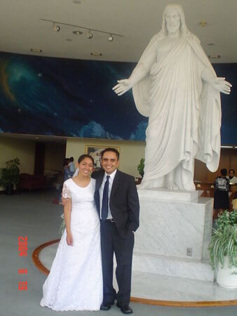 Dia de nuestro sellamiento en el templo de la Ciudad de México
Iliana Diaz de Leon Bernal
08 Jun 2006